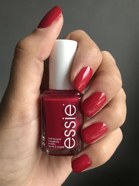 essie black cherry nail polish.